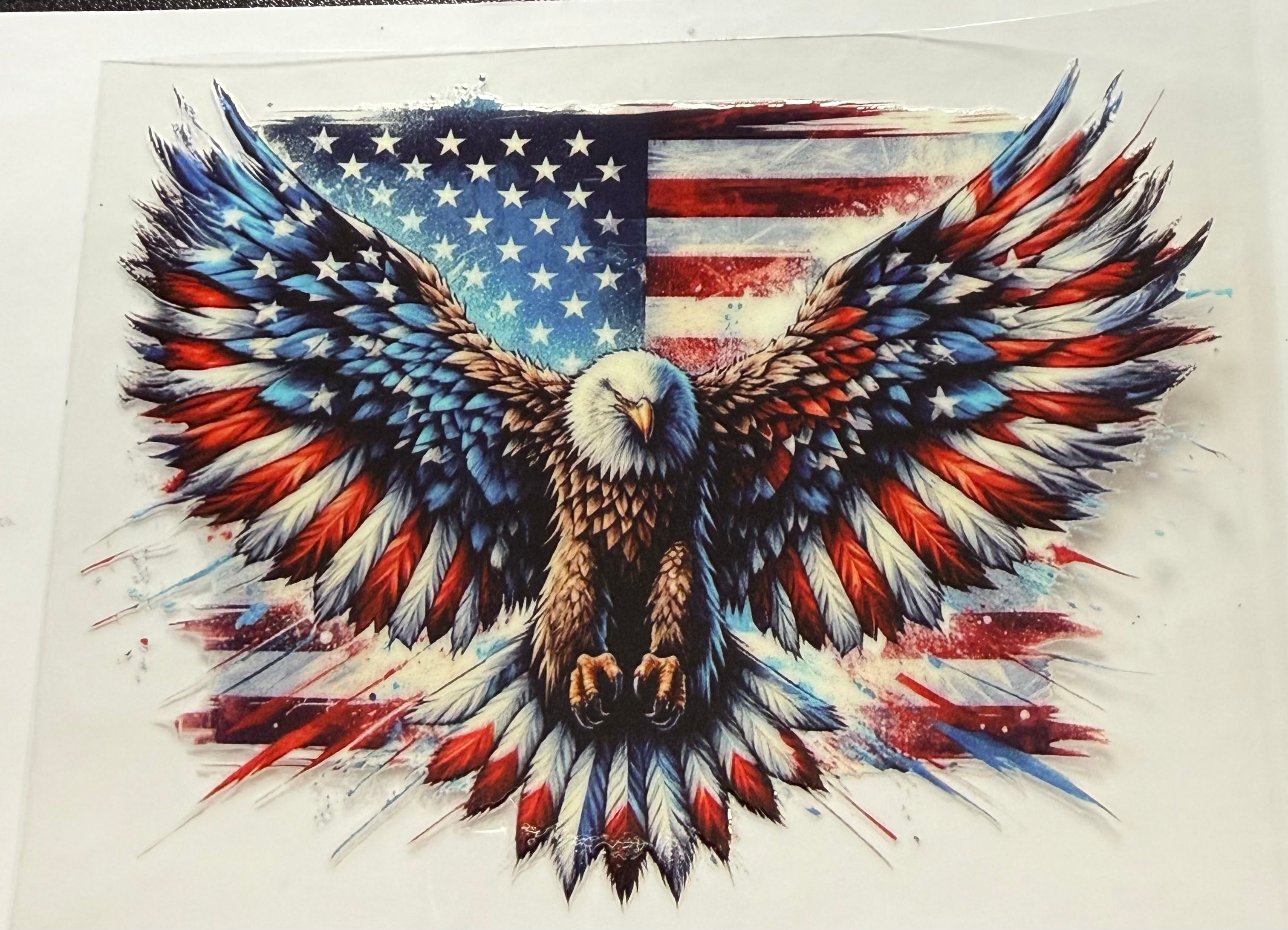 474 USA eagle flag