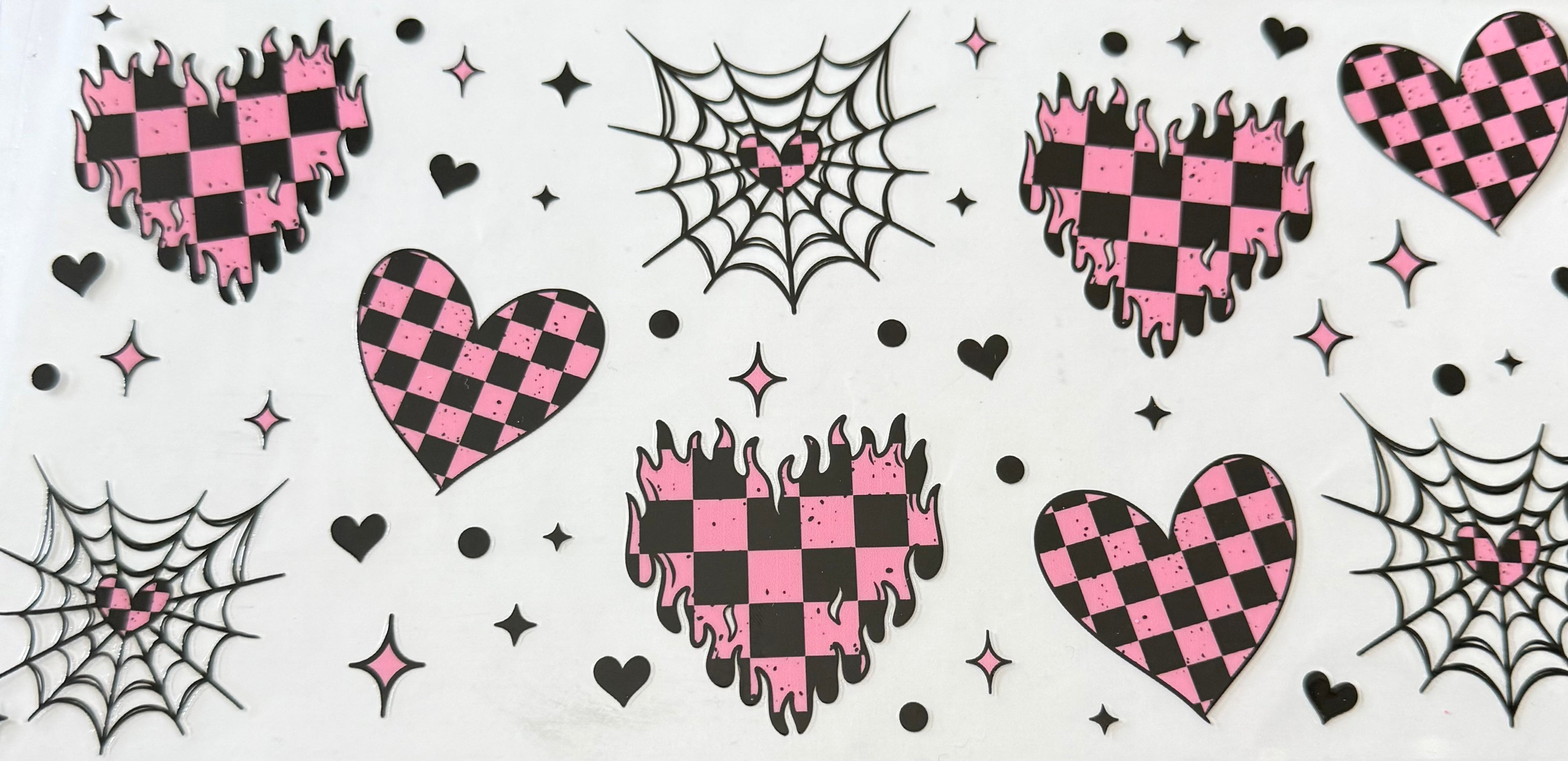 711 Heart spiderweb