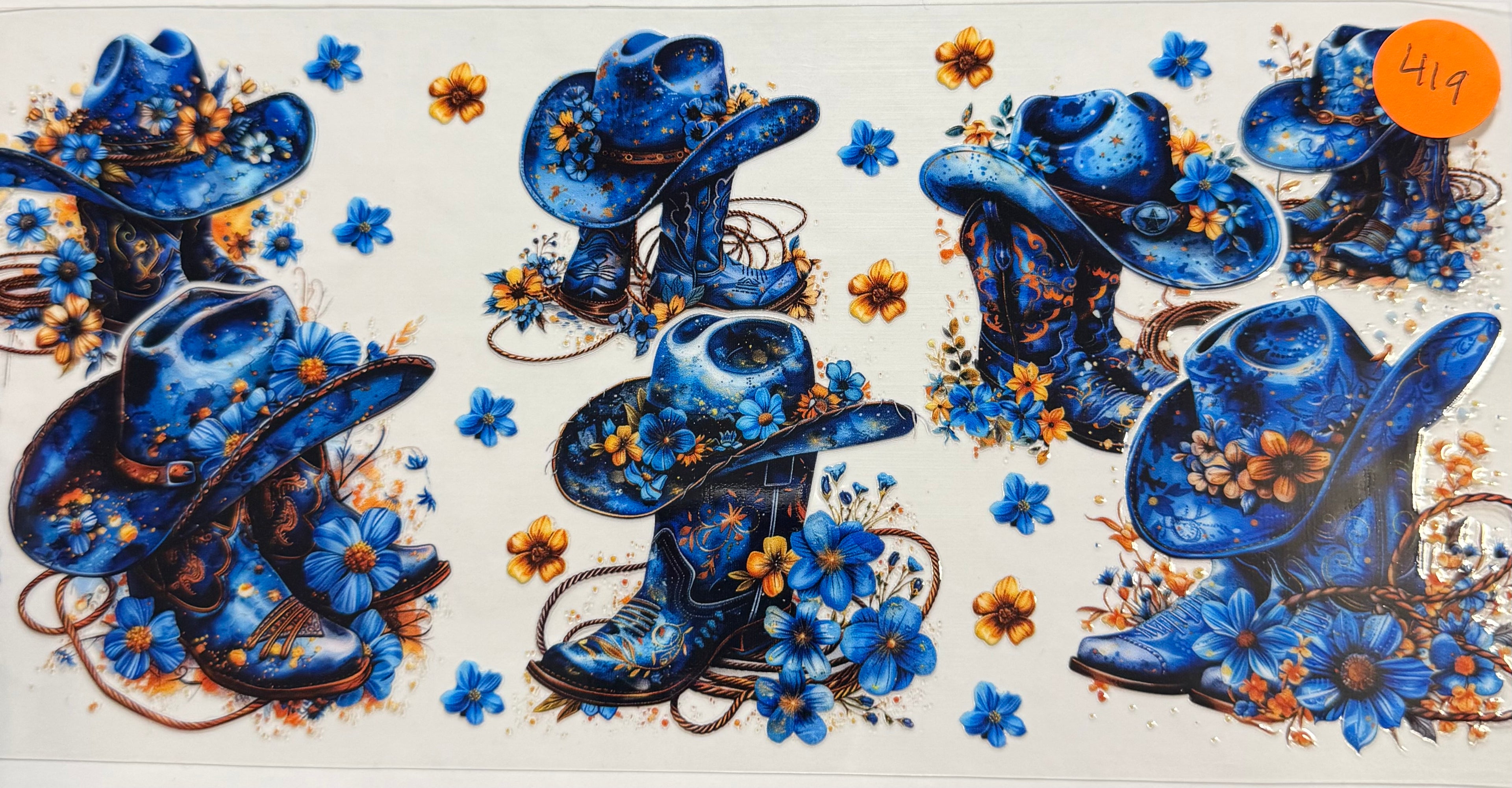 419 Cowboy hats and boots