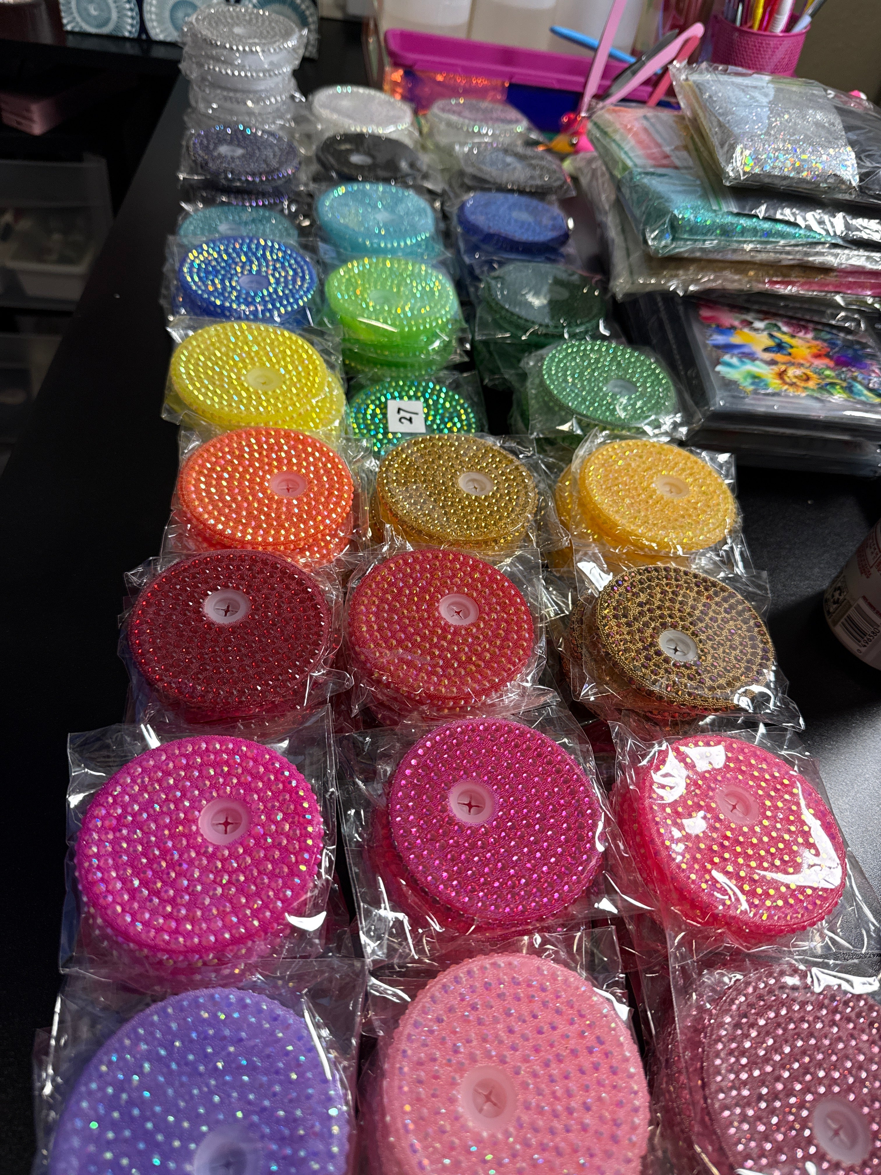 16oz & 20oz 'can style' Bling Lid