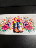 231 Boots and flowers