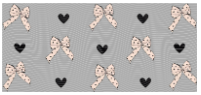 91 Heart bows