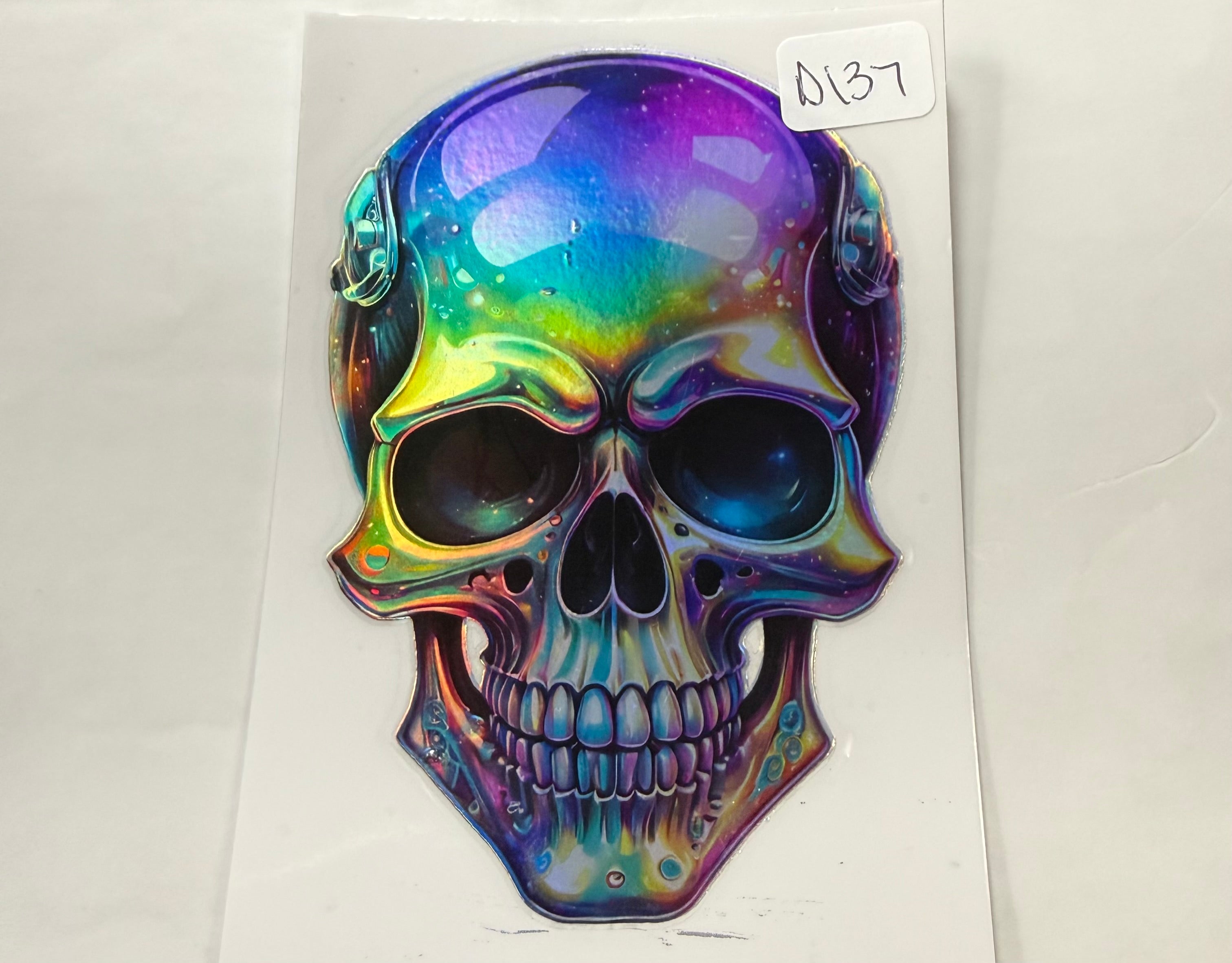 D137 holographic skull
