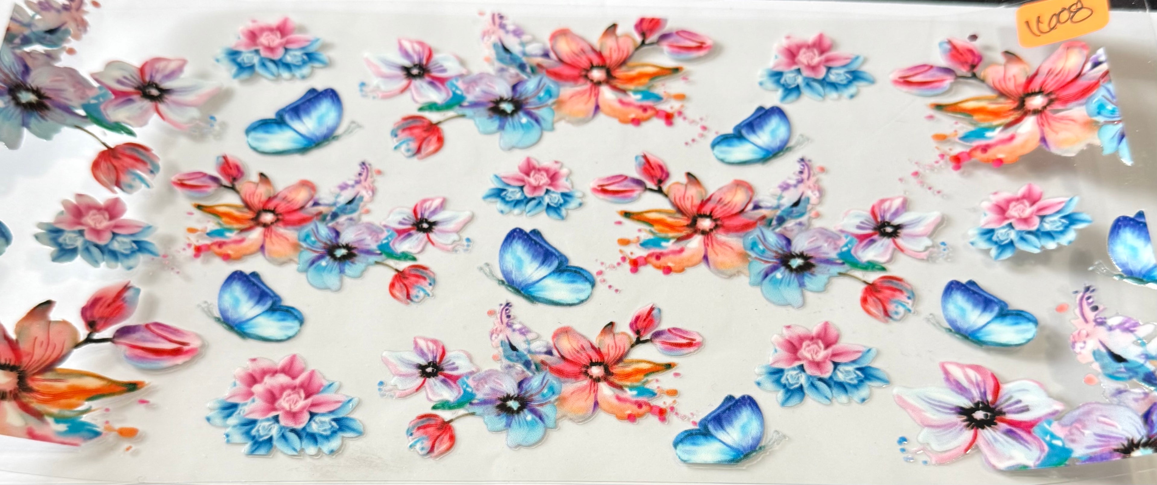 1608 flower butterfly
