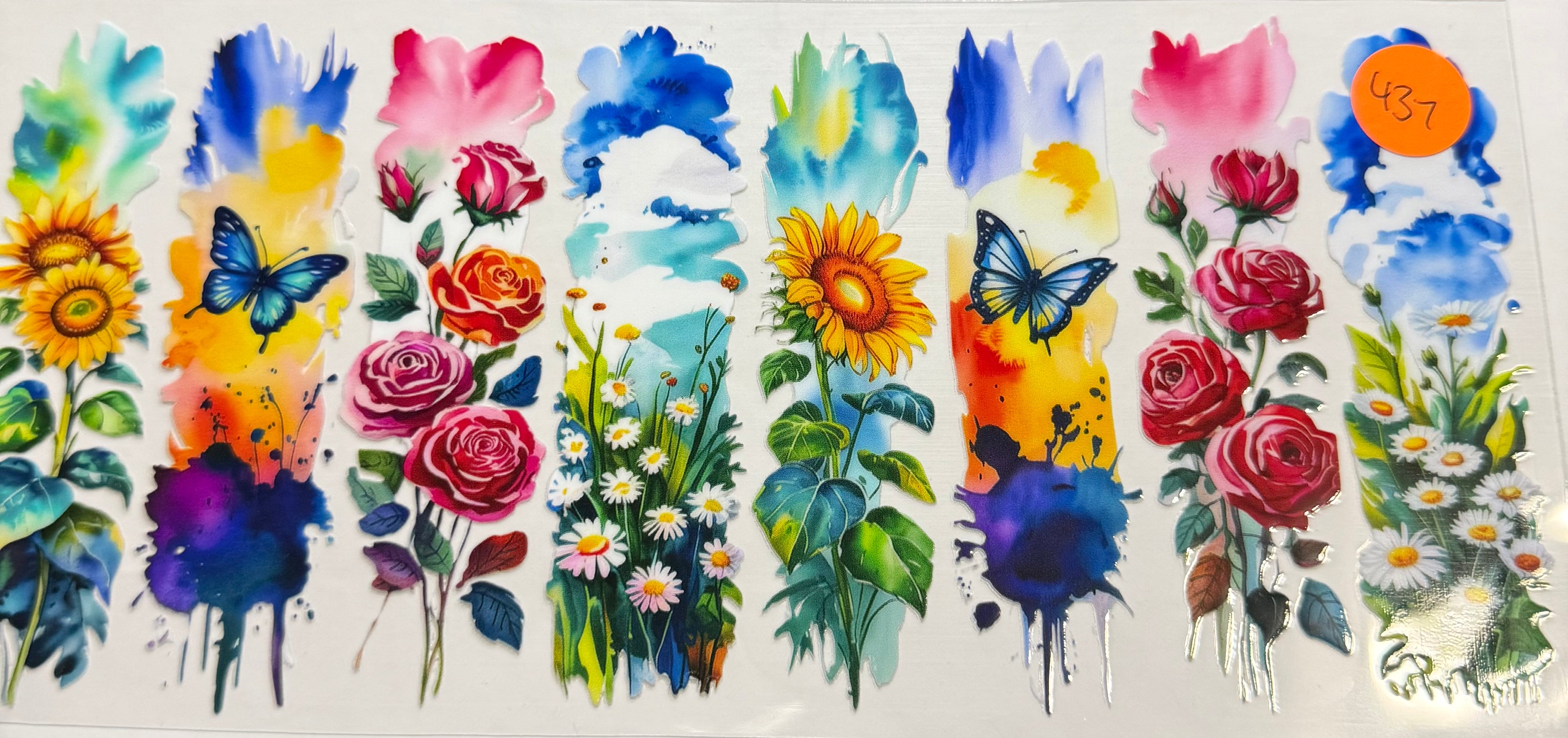 437 Flowers and butterflies