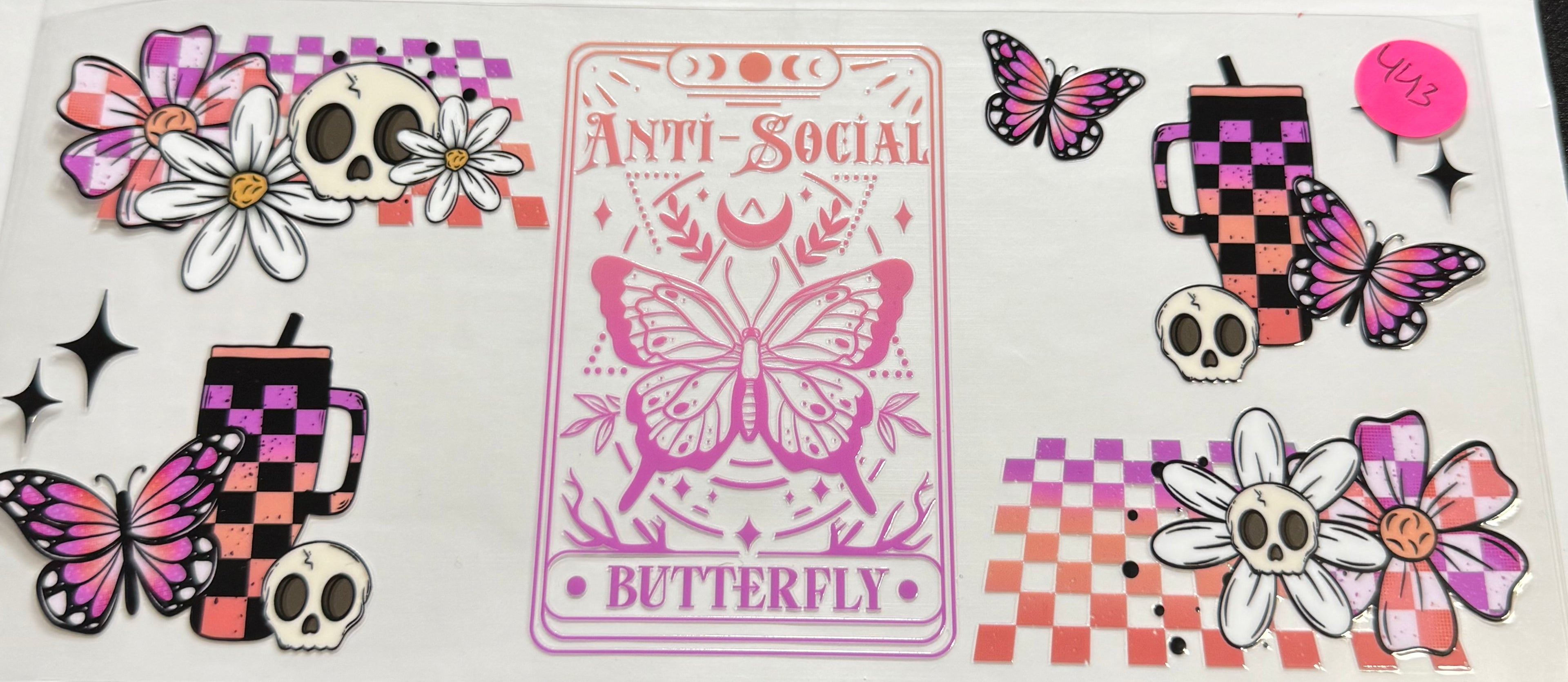 443 Anti Social butterfly