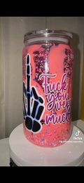 16oz Middle finger