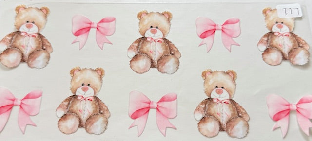 777 Bears and bows