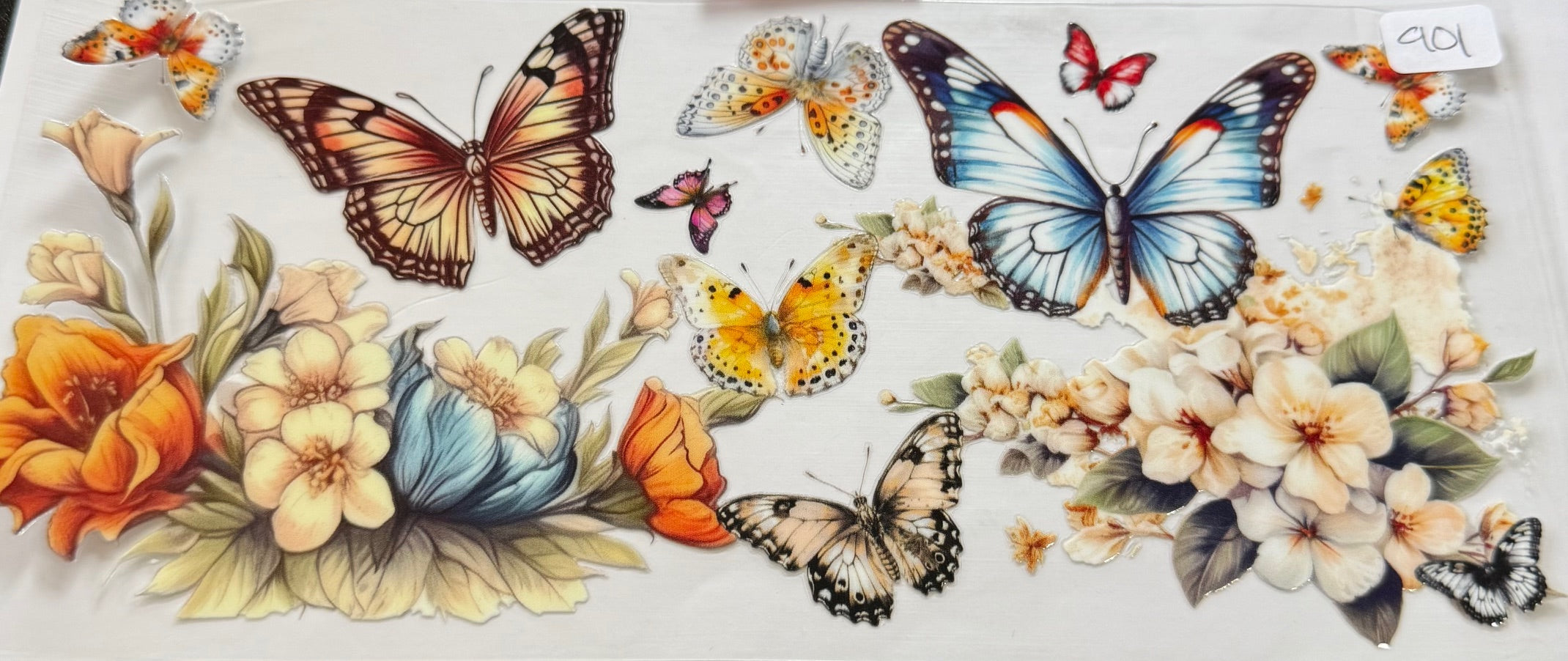 901 butterfly flowers