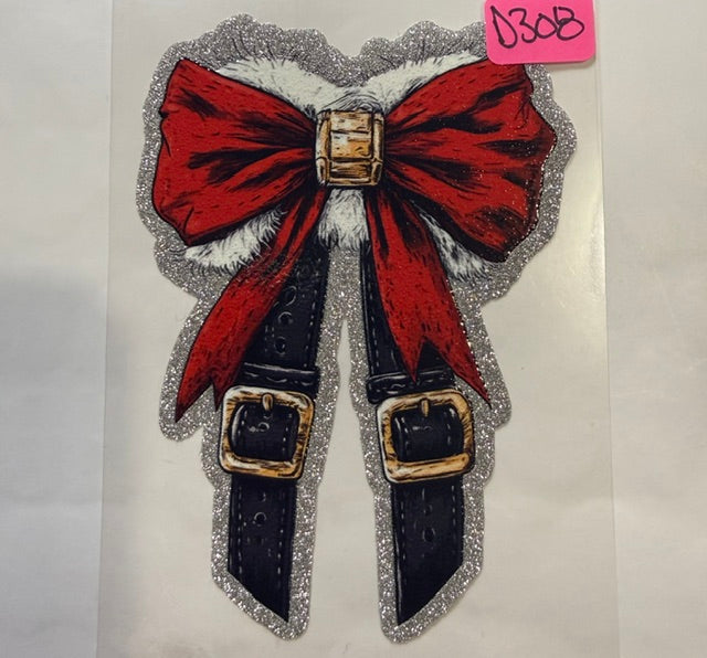d308 santa bow