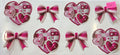 2167 heart bow
