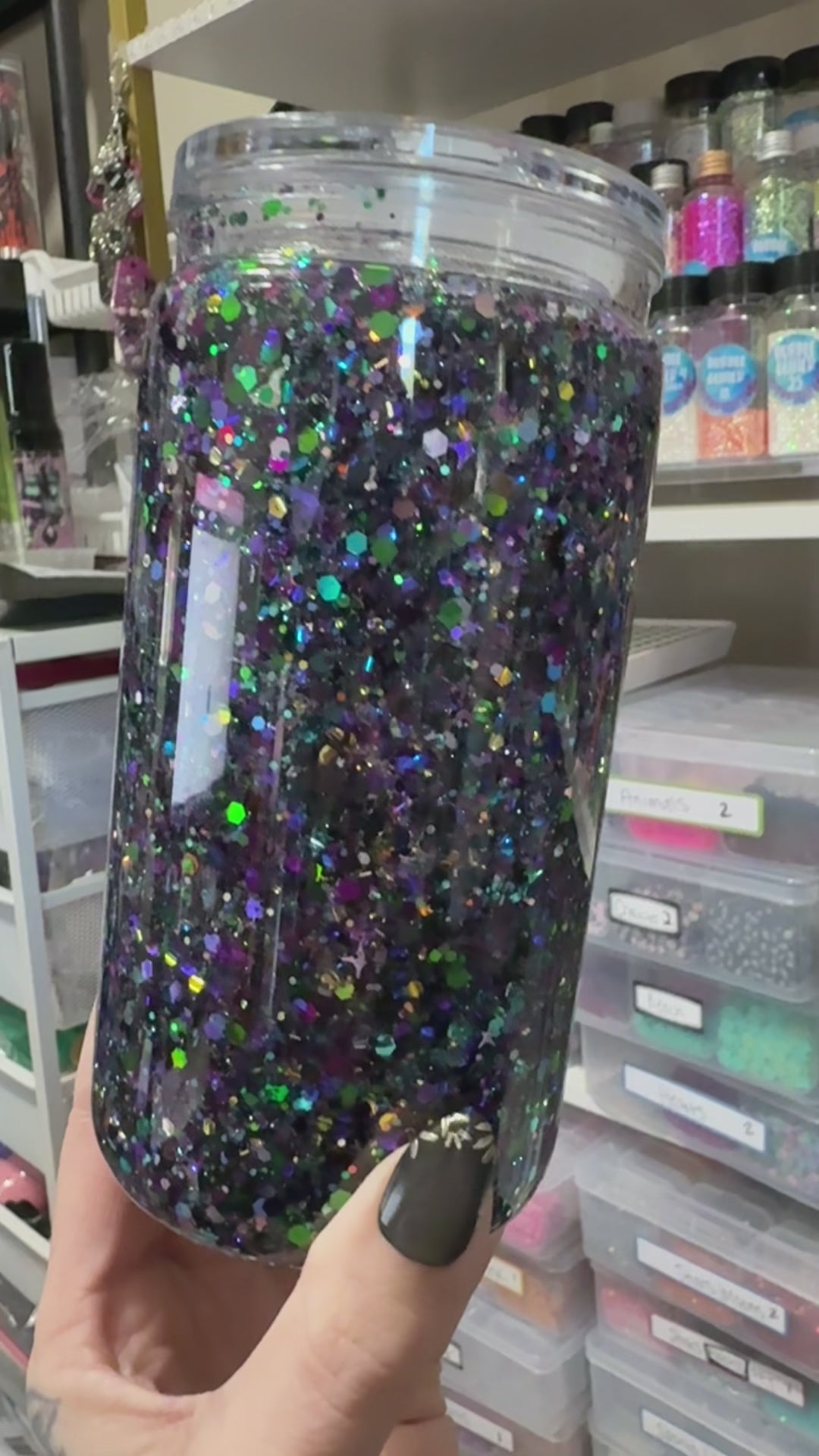 16oz glitter